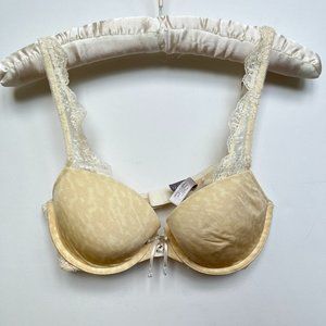 Victoria's Secret NEW Cream Leopard 34C Lacy Bra